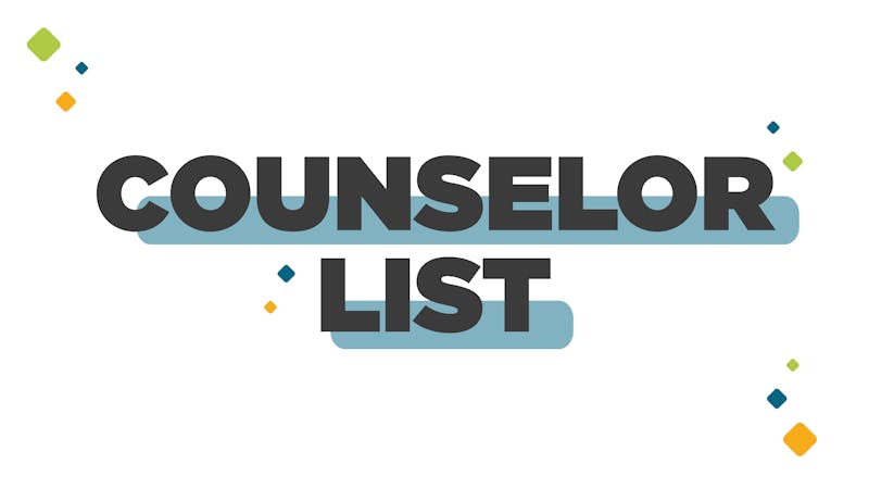 GC Counselor List