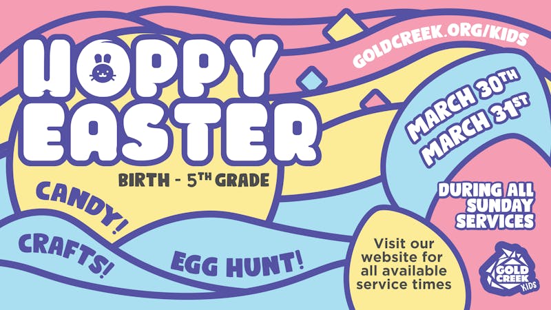 Join us for Easter! 3/30-31